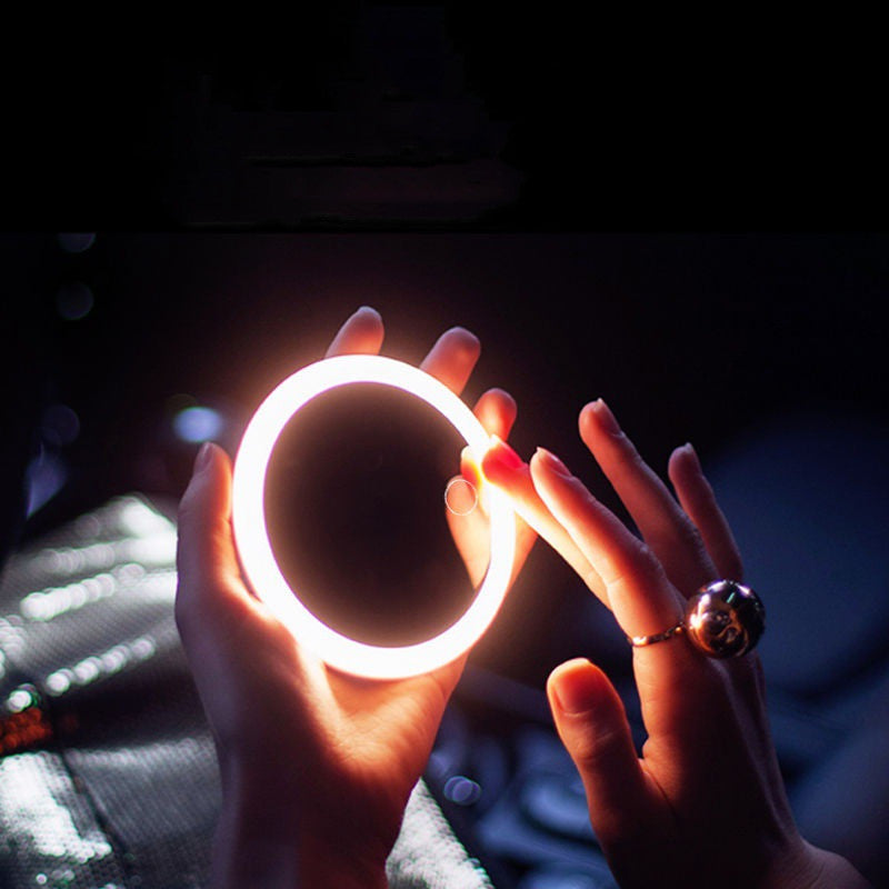 Make-up Mirror With Light To Carry Hand-held Vanity Mirror Make-up Mirror With Light To Carry Hand-held Vanity Mirror